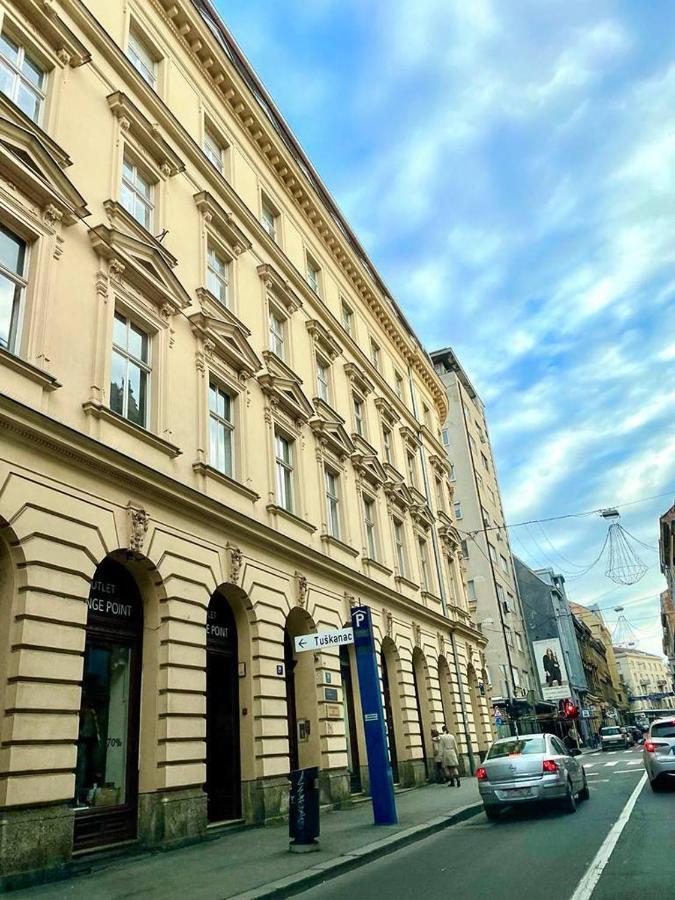 Art Deco Downtown Heritage Apartment Zagreb Exteriör bild